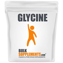 BulkSupplements.com グリシンパウダー - グリシンサプリメント、アミノ酸サプリメント - 不燃&グルテンフリー、サービングあたり3g、1kg(2.2ポンド)(1パック)