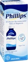 Magnesia Saline LaxativeオリジナルシュガーフリーのPhilips'ミルク、4オンス