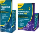 MagniLife Relaxing Legs 125 Count Quick Dissolve Tablets Relaxing Leg Cream PM 4oz Jar Restless Legs