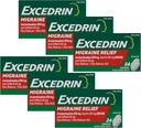 Excedrin Migraine Relief Medication, 24 Caplets (Pack of 6)
