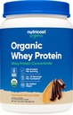 Nutricost Organic Whey Protein Concentrate, Chocolate Peanut Butter Flavored, (1LB) - Gluten-Free, Non-GMO
