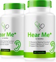 (2パック) Hear Me +カプセル、公式 HearMe + Pills、Hear Me Plus Ear Formula for A Healthy 補聴器、Premium HearMe Plus for Ear Health、Natural Ear Cleaner Support、Hear Me + Review(120カプセル)