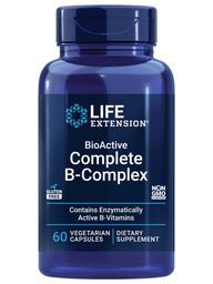 ライフエクステンション BioActive 完全な B 複合体, 心臓, 脳と神経サポート, 健康なエネルギー, 代謝, 完全な B 複合体, 60 ベジタリアンカプセル