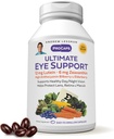 ANDREW LESSMAN Ultimate Eye Support 30 Softgels - 12mg ルテイン、6mg ゼアキサンチン、ビルベリー、キー栄養素が眼の健康をサポートし、健康なビジョンを促進する。 添加物無し。 飲みやすいソフトジェル