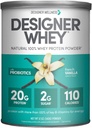 デザイナー Wellness Designer Whey ナチュラル 100% ウィープロバイオティクス、繊維、キー B-Vitamins エネルギー、グルテンフリー、非GMO、フランスのバニラ 12 oz