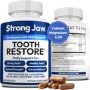 Tooth Restore for Adults with Remineralizing Gum Support 180 Capsules Made in USA - Teeth Vitamins for Strong Teeth Bone Health Supplement Calcium Vitamin D3 Hydroxyapatite Enamel Repair