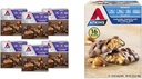 Atkins Pecan Caramel Clusters 60 カウント、Caramel チョコレート ナッツ ロールスナックバー 16 カウント