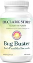 Dr Clark Store Bug Buster Anti-Candida Formula – 620mg, 100 Capsules, Supports Candida Detox & Digestive Health