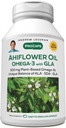 ANDREW LESSMAN Ahiflower Omega-3 with GLA - 240 Softgels - ユニークなバランスの取れた、エッセンシャルオメガ-3脂肪酸の植物ベースのソース。 Stomachのアップセット、汚染物質または水星無し。 飲みやすい