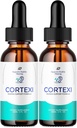 Cortexi Tinnitusイヤードロップ - Cortexi 24, Cortexi Liquid Drops, Cortexi Reviews, Cortexi Drops for Earリリーフ (2 Pack - 120 ML)