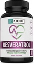 ZHOU Resveratrol : 29: Vcp, (Btl-Plastic) 1000mg 60ct
