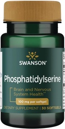 Swanson Phosphatidylserine 100 Milligrams 30 Sgels