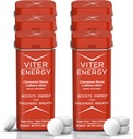 Viter Energy Caffeine Mints (120 Pieces) - 40mg Caffeine, Sugar Free, Vegan, B Vitamins Complex, Energy Supplement Caffeine Pills (Cinnamon, 6 Pack)