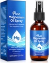 Topical Magnesium Oil Spray, Pure Magnesium Oil Spray for Feet, 100% Pure and Organic, Quick Absorption - Natural Source with Powerful Organic Blend of Essential Oils 2.02 fl oz (2 Fl Oz (Pack of 1))