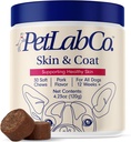 PetLab Co.の皮及びコートの咀嚼 - おいしい犬の咀嚼と頭皮および毛皮の状態を最大限に活用して下さい、Beneficialの脂肪酸、ビタミンおよびAppleのサイダーのVinegarと詰められて- 包装5月 Vary