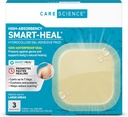 ケアサイエンス スマート Heal Hydrocolloid 包帯、特大 | 100% 防水シール (4 x 4 in、3CT)