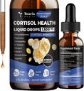 Totaria cortisol Supplement Liquid Drops Hormone Balance for Women Men with Magnesium Complex,Ashwagandha,Rhodiola Rosea,L Theanine,Phosphatidylserine Supplements Mood, Focus, Sleep Support 2 FL.OZ