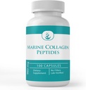 PURE ORIGINAL INGREDIENTS Marine Collagen Peptides, (100 Capsules) Always Pure, No Additives or Fillers, Lab Verified