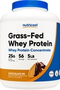 Nutricost Grass-Fed Whey Protein Concentrate (Chocolate Peanut Butter) 5LBS