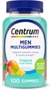 Centrumの人のMultivitaminのグミー、免疫、エネルギー、健康な出現サポート、100の計算、50日の供給