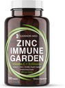 Chelated Zinc 50mg Immune Garden Vitamin C 800mg Zinc Supplements Echinacea 600mg per Tablet - Immunity + Skin + Reproductive Health Minerals - Zinc Chelate Immune Booster for Kids & Adults