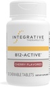 Integrative Therapeutics B12-Active - B12 Supplement for Nerve Function Support* - Chewable Support - Dairy, Soy & Gluten-Free - Cherry Flavored, 30 Chewable Tablets (30 Servings)