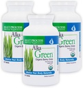 Alka•Green Tablets (3 Pack) Best Process Alkaline — Nutrient Dense Organic Barley Grass Supplement — Natural Source of Enzymes & Amino Acids