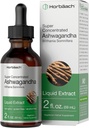 Horbäach Ashwagandha Liquid Drops | 2 Fl Oz | Tincture Extract for Women and Men | Alcohol Free Supplement | Withania Somnifera Root | Vegetarian, Non-GMO, and Glute