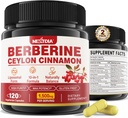 2 パック 1500 mg のリポソマル ・ ベルベリン HCL セイロン シナモン ビター メロン, 有機 Berberine 複合サプリメント バナナ リーフ, 免疫をサポート & 消化 - ビーガン 240 カプセル