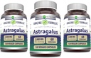 アメージングフォーミュラ Astragalus 2000 サービングカプセルサプリメントあたり mg | 純粋なAstragalus Membranaceus植物根エキス製 | 非GMO | グルテンフリー(120 カウント | 3 パック)