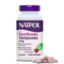 Natrolの速い分解のMelatonin 1のmgの大人のための睡眠サポート