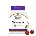 21stの世紀のMelatonin 10mgの余分強さ、120の計算、大人のための速い分解の睡眠の援助は、弛緩および残りの睡眠、非習慣の形成、グルテンフリーのチェリーの味を促進します