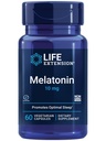 ライフエクステンションメラトニン、10mg、ヘルシードース、睡眠サポート、健康的な免疫反応、酸化ストレス防衛、ベジタリアン、60カプセル