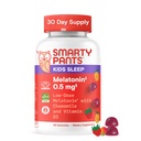 SmartyPantsはMelatonin 0.5mgの睡眠のグミーの補足をからかいます:Chamomile及びビタミンD3の睡眠の援助、いちごのマンゴの味、60の計算