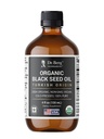 Dr. ベルクブラックシードオイルオーガニックコールドプレス – 純粋なニゲラサティバブラックカミンオイル – USDA Organic, ハラール, ビーガン – 髪のため, 皮膚, 免疫サポート – 未精製液 – 4 oz ガラスボトル