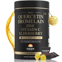 8-in-1 クロメラングミ1000mg、亜鉛とビタミンC、エルダーベリー、季節ウェルネス&免疫サポート、ビーガン、砂糖無料、120グミ