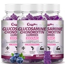 3は3000MG Glucosamineのコンドロイチンのグミ、MSM及びエルダーベリー、柔軟性、大人のための酸化防止免疫サポート ガミー、人及び女性180Ctsが付いている余分強さの接合箇所サポート補足を詰めます