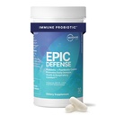 Microbiome Labs EpicDefense Probiotic + Postbiotic Combo - LGG、BB-12、Epicor - 毎日の免疫システムサポート - 呼吸の慰め - 腸の健康サポート(30カプセル)