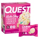 Quest Nutrition Frosted Protein Cookie、誕生日ケーキ、<1g Sugar、5g Protein、1g Net Carbs、グルテンフリー、8クッキー