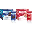 Quest Nutrition Frostedクッキーツインパックバンドル、チョコレートケーキ1g砂糖11gタンパク質2gネットカーブとイチゴケーキ1g砂糖10gタンパク質2gネットカーブ、グルテンフリー、16クッキー各