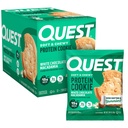 Quest Nutrition White Chocolate Macadamia Protein Cookie, 15g Protein, 1g Sugar, 2g Net Carbs, Ketofriendly, High Protein, Low Carb; 12 カウント