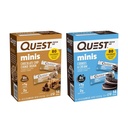 Quest Nutrition Mini Protein Bar Bundle, チョコレートチップクッキー ダフ&クッキー&クリーム, ハイプロテイン, 低炭水化物, ケトフレンドリー, 14 カウント 各