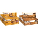 Quest Nutrition Crispy Chocolate Peanut Butter Hero Protein Bar, 18g Protein & Chocolate Peanut Butter Bar, High Protein, Low Carb, Gluten Free, Keto フレンドリー, 12 カウント