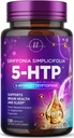 5-HTPサプリメント - サービングあたり200mg - Griffonia Simplicifoliaの余分な強度5HTP - 残りの睡眠、自然カルムと脳の健康をサポート - 5 Hydroxytryptophan - 米国でボトル入り - 120カプセル