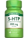 Nature's Truth 5HTP 200mgカプセル | 50カウント | 5 Hydroxytryptophan | 非GMO&グルテンフリーサプリメント