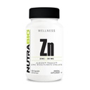NutraBio亜鉛キレートミネラルサプリメント - 適切な成長、開発、免疫の健康 - ベジタリアンカプセルごとの亜鉛30mg - 120のサービング