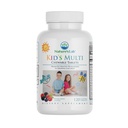 Nature's Lab Kid's Multi Natural Chewable Vitamins - 鉄、マグネシウム、亜鉛、カルシウム - 混合ベリーフレーバー - 年齢のための120錠2 +
