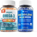 ビーガンオメガ3グミー1280mg + Methylene Blue Gummies for Human