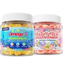 ビタミンD3及びK2、C、DHAが付いている子供によってメチル化されるMultivitaminのグミー、プロバイオティクス+オメガ3のグミー