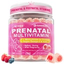 女性のMultivitamin Gummies w / Methylfolate 1mg、Choline Omega-3(DHA + EPA)の鉄、女性のbreastfeedingのためのPostnatalビタミン 前に、During & After Pregnancy、Sugar Free、Vegan、60Cts